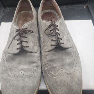 J Brand Light Gray Suede‎ Oxfords